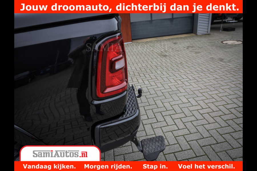 Dodge Ram 1500 Night Premium | Full Option | De Meest Luxe Pick-Up in zijn Klasse | Comfortabele Dubbele Cabine met Royale 5 Zitplaatsen | BPM vrij | Nu Leverbaar uit Voorraad | Voorraad Nr 2288 - 4952