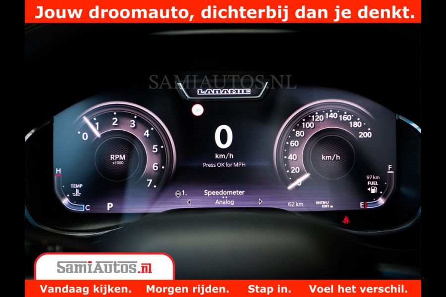 Dodge Ram 1500 Night Premium | Full Option | De Meest Luxe Pick-Up in zijn Klasse | Comfortabele Dubbele Cabine met Royale 5 Zitplaatsen | BPM vrij | Nu Leverbaar uit Voorraad | Voorraad Nr 2288 - 4952