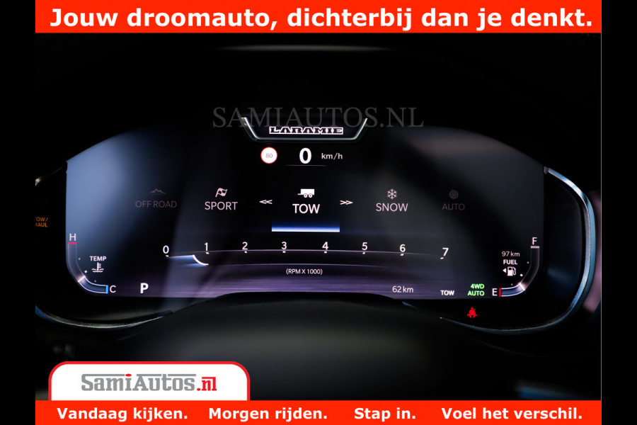 Dodge Ram 1500 Night Premium | Full Option | De Meest Luxe Pick-Up in zijn Klasse | Comfortabele Dubbele Cabine met Royale 5 Zitplaatsen | BPM vrij | Nu Leverbaar uit Voorraad | Voorraad Nr 2288 - 4952