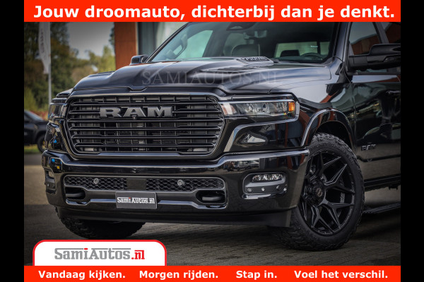 Dodge Ram 1500 Night Premium | Full Option | De Meest Luxe Pick-Up in zijn Klasse | Comfortabele Dubbele Cabine met Royale 5 Zitplaatsen | BPM vrij | Nu Leverbaar uit Voorraad | Voorraad Nr 2285 - 7648