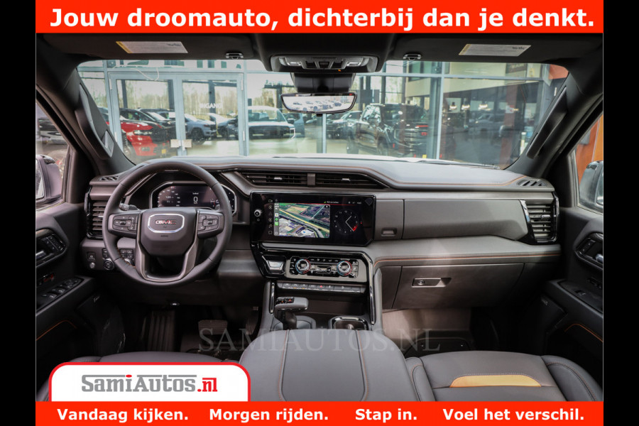 GMC Sierra AT4 | 6.2 V8 | Prijs Compleet met Garantie en Lpg en Rijklaarmaak kosten | Comfortabele Dubbele Cabine met 5 Zitplaatsen | BPM vrij | Nu Leverbaar uit Voorraad | Voorraad Nr 2241 -  8521 |