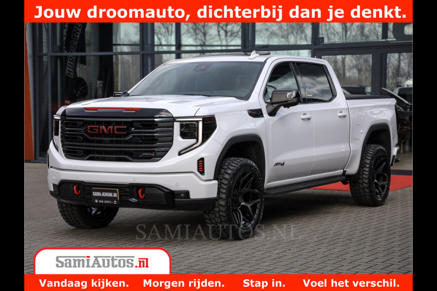 GMC Sierra AT4 | 6.2 V8 | Prijs Compleet met Garantie en Lpg en Rijklaarmaak kosten | Comfortabele Dubbele Cabine met 5 Zitplaatsen | BPM vrij | Nu Leverbaar uit Voorraad | Voorraad Nr 2241 -  8521 |