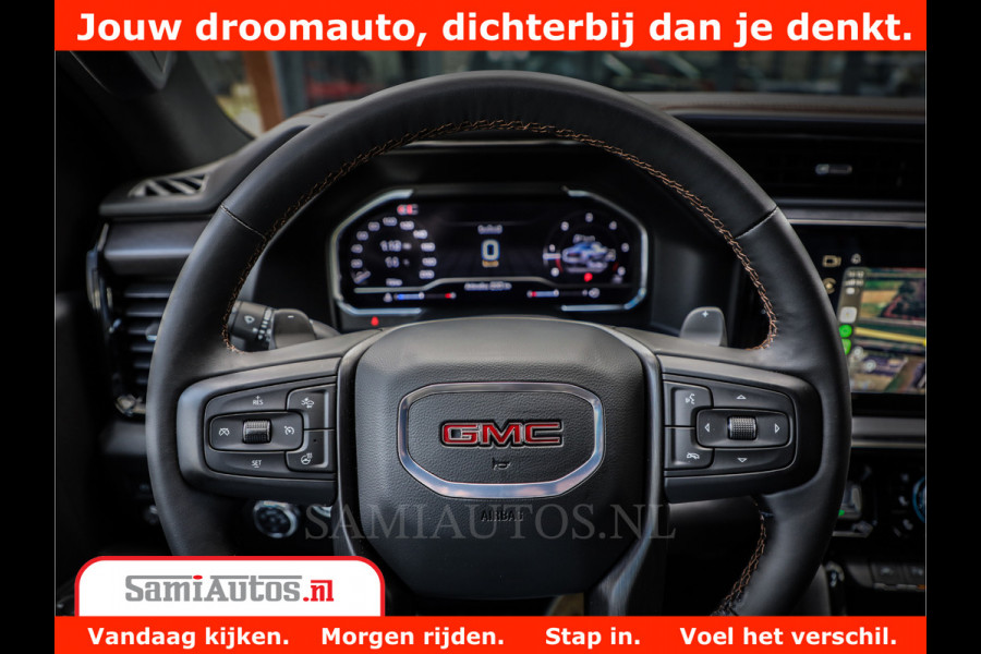 GMC Sierra AT4 | 6.2 V8 | Prijs Compleet met Garantie en Lpg en Rijklaarmaak kosten | Comfortabele Dubbele Cabine met 5 Zitplaatsen | BPM vrij | Nu Leverbaar uit Voorraad | Voorraad Nr 2241 -  8521 |