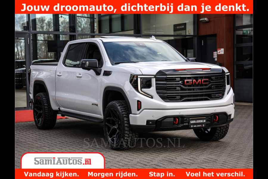 GMC Sierra AT4 | 6.2 V8 | Prijs Compleet met Garantie en Lpg en Rijklaarmaak kosten | Comfortabele Dubbele Cabine met 5 Zitplaatsen | BPM vrij | Nu Leverbaar uit Voorraad | Voorraad Nr 2241 -  8521 |