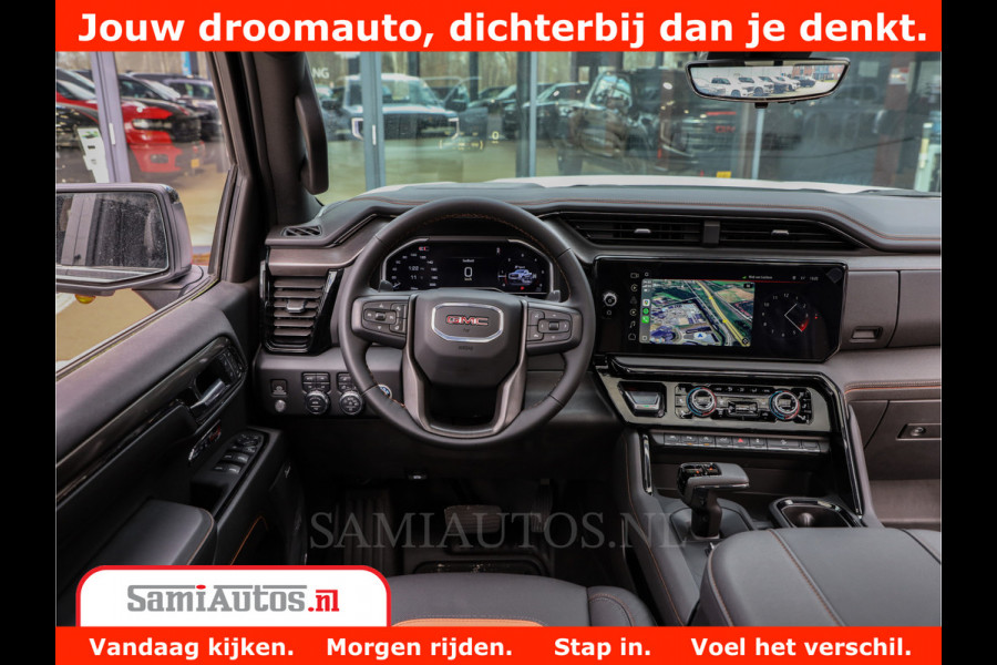 GMC Sierra AT4 | 6.2 V8 | Prijs Compleet met Garantie en Lpg en Rijklaarmaak kosten | Comfortabele Dubbele Cabine met 5 Zitplaatsen | BPM vrij | Nu Leverbaar uit Voorraad | Voorraad Nr 2241 -  8521 |