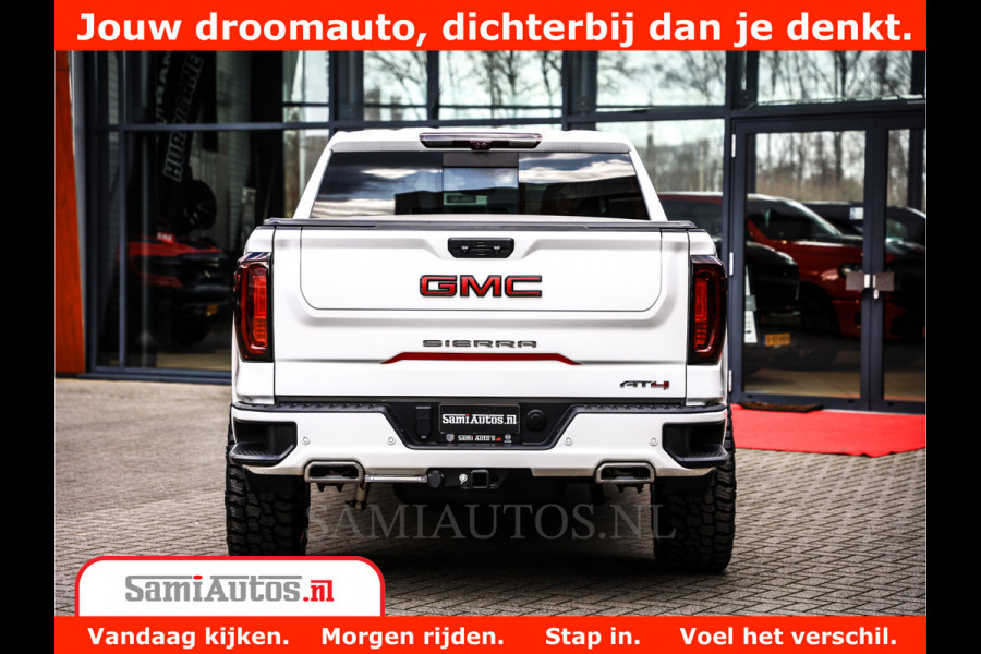 GMC Sierra AT4 | 6.2 V8 | Prijs Compleet met Garantie en Lpg en Rijklaarmaak kosten | Comfortabele Dubbele Cabine met 5 Zitplaatsen | BPM vrij | Nu Leverbaar uit Voorraad | Voorraad Nr 2241 -  8521 |