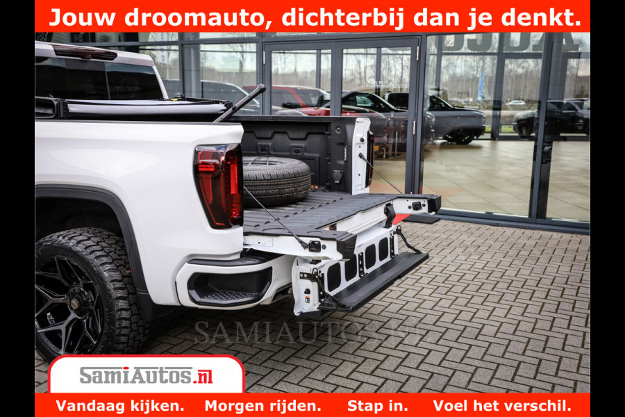 GMC Sierra AT4 | 6.2 V8 | Prijs Compleet met Garantie en Lpg en Rijklaarmaak kosten | Comfortabele Dubbele Cabine met 5 Zitplaatsen | BPM vrij | Nu Leverbaar uit Voorraad | Voorraad Nr 2241 -  8521 |