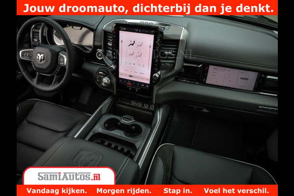 Dodge Ram 1500 Laramie Night | Face Lift | 420Pk 636 Nn | Extra Groot Scherm + Passagiers Scherm | Comfortabele Dubbele Cabine met Royale 5 Zitplaatsen | BPM vrij | Nu Leverbaar uit Voorraad | Voorraad Nr  2220 - 5039