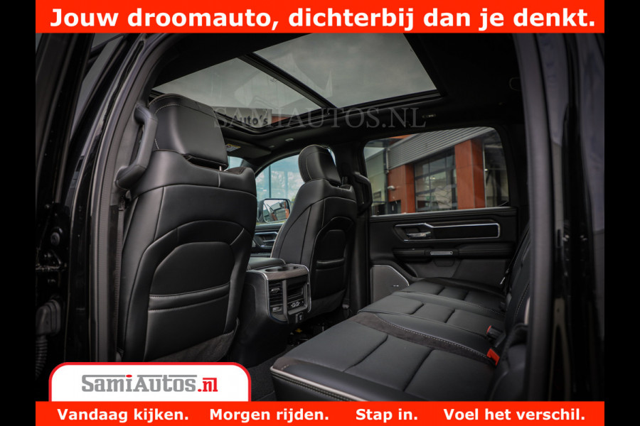 Dodge Ram 1500 Laramie Night | Face Lift | 420Pk 636 Nn | Extra Groot Scherm + Passagiers Scherm | Comfortabele Dubbele Cabine met Royale 5 Zitplaatsen | BPM vrij | Nu Leverbaar uit Voorraad | Voorraad Nr  2220 - 5039