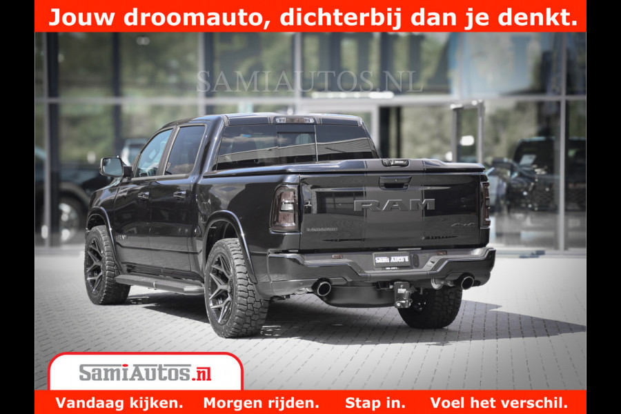 Dodge Ram 1500 Laramie Night | Face Lift | 420Pk 636 Nn | Extra Groot Scherm + Passagiers Scherm | Comfortabele Dubbele Cabine met Royale 5 Zitplaatsen | BPM vrij | Nu Leverbaar uit Voorraad | Voorraad Nr  2220 - 5039