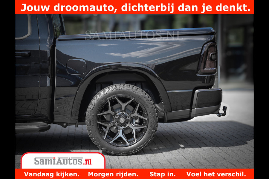 Dodge Ram 1500 Laramie Night | Face Lift | 420Pk 636 Nn | Extra Groot Scherm + Passagiers Scherm | Comfortabele Dubbele Cabine met Royale 5 Zitplaatsen | BPM vrij | Nu Leverbaar uit Voorraad | Voorraad Nr  2220 - 5039