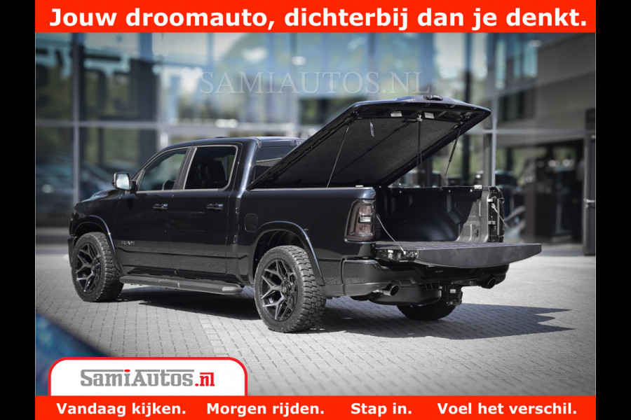 Dodge Ram 1500 Laramie Night | Face Lift | 420Pk 636 Nn | Extra Groot Scherm + Passagiers Scherm | Comfortabele Dubbele Cabine met Royale 5 Zitplaatsen | BPM vrij | Nu Leverbaar uit Voorraad | Voorraad Nr  2220 - 5039