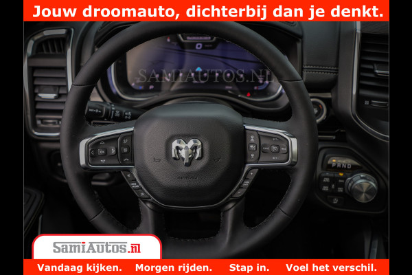 Dodge Ram 1500 Laramie Night | Face Lift | 420Pk 636 Nn | Extra Groot Scherm + Passagiers Scherm | Comfortabele Dubbele Cabine met Royale 5 Zitplaatsen | BPM vrij | Nu Leverbaar uit Voorraad | Voorraad Nr  2220 - 5039