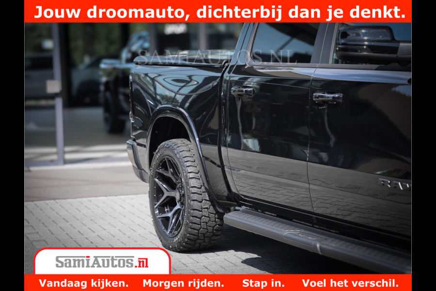 Dodge Ram 1500 Laramie Night | Face Lift | 420Pk 636 Nn | Extra Groot Scherm + Passagiers Scherm | Comfortabele Dubbele Cabine met Royale 5 Zitplaatsen | BPM vrij | Nu Leverbaar uit Voorraad | Voorraad Nr  2220 - 5039