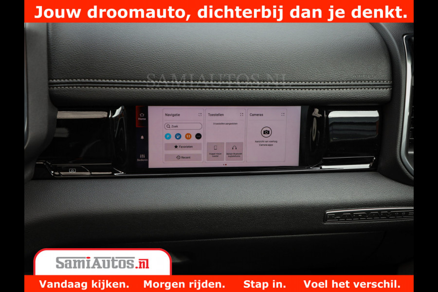 Dodge Ram 1500 Laramie Night | Face Lift | 420Pk 636 Nn | Extra Groot Scherm + Passagiers Scherm | Comfortabele Dubbele Cabine met Royale 5 Zitplaatsen | BPM vrij | Nu Leverbaar uit Voorraad | Voorraad Nr  2220 - 5039