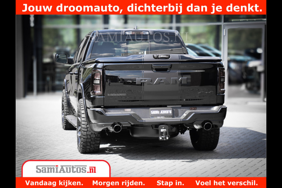 Dodge Ram 1500 Laramie Night | Face Lift | 420Pk 636 Nn | Extra Groot Scherm + Passagiers Scherm | Comfortabele Dubbele Cabine met Royale 5 Zitplaatsen | BPM vrij | Nu Leverbaar uit Voorraad | Voorraad Nr  2220 - 5039