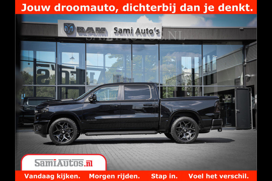 Dodge Ram 1500 Laramie Night | Face Lift | 420Pk 636 Nn | Extra Groot Scherm + Passagiers Scherm | Comfortabele Dubbele Cabine met Royale 5 Zitplaatsen | BPM vrij | Nu Leverbaar uit Voorraad | Voorraad Nr  2220 - 5039