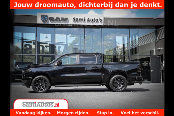 Dodge Ram 1500 Laramie Night | Face Lift | 420Pk 636 Nn | Extra Groot Scherm + Passagiers Scherm | Comfortabele Dubbele Cabine met Royale 5 Zitplaatsen | BPM vrij | Nu Leverbaar uit Voorraad | Voorraad Nr  2220 - 5039