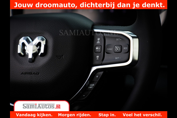 Dodge Ram 1500 Laramie Night | Face Lift | 420Pk 636 Nn | Extra Groot Scherm + Passagiers Scherm | Comfortabele Dubbele Cabine met Royale 5 Zitplaatsen | BPM vrij | Nu Leverbaar uit Voorraad | Voorraad Nr  2220 - 5039