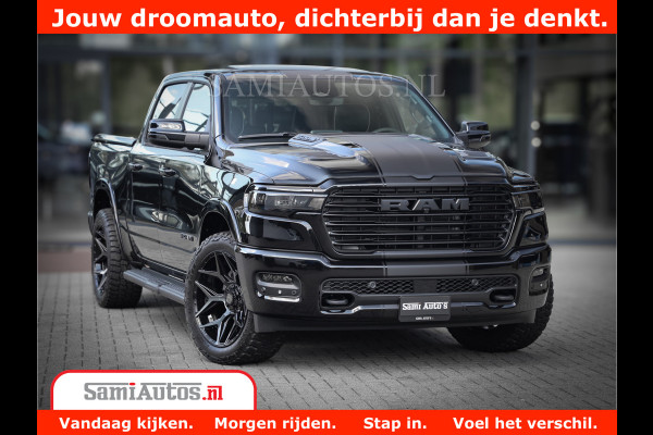 Dodge Ram 1500 Laramie Night | Face Lift | 420Pk 636 Nn | Extra Groot Scherm + Passagiers Scherm | Comfortabele Dubbele Cabine met Royale 5 Zitplaatsen | BPM vrij | Nu Leverbaar uit Voorraad | Voorraad Nr  2220 - 5039