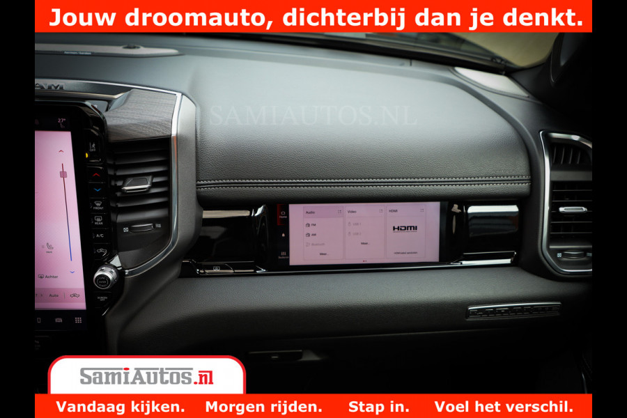 Dodge Ram 1500 Laramie Night | Face Lift | 420Pk 636 Nn | Extra Groot Scherm + Passagiers Scherm | Comfortabele Dubbele Cabine met Royale 5 Zitplaatsen | BPM vrij | Nu Leverbaar uit Voorraad | Voorraad Nr  2220 - 5039