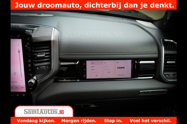 Dodge Ram 1500 Laramie Night | Face Lift | 420Pk 636 Nn | Extra Groot Scherm + Passagiers Scherm | Comfortabele Dubbele Cabine met Royale 5 Zitplaatsen | BPM vrij | Nu Leverbaar uit Voorraad | Voorraad Nr  2220 - 5039