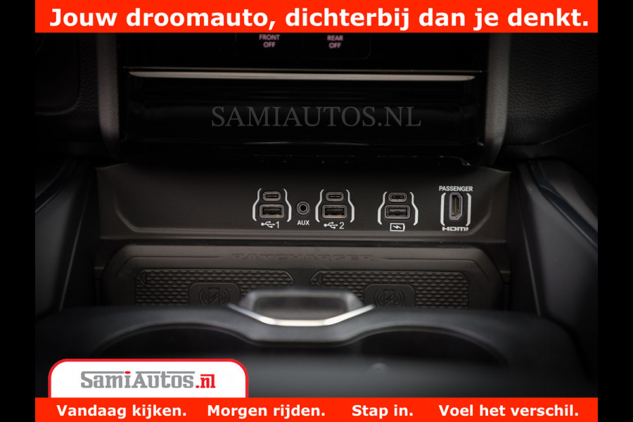 Dodge Ram 1500 Laramie Night | Face Lift | 420Pk 636 Nn | Extra Groot Scherm + Passagiers Scherm | Comfortabele Dubbele Cabine met Royale 5 Zitplaatsen | BPM vrij | Nu Leverbaar uit Voorraad | Voorraad Nr  2220 - 5039
