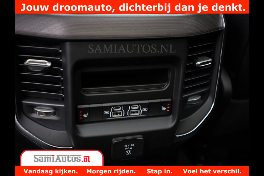 Dodge Ram 1500 Laramie Night | Face Lift | 420Pk 636 Nn | Extra Groot Scherm + Passagiers Scherm | Comfortabele Dubbele Cabine met Royale 5 Zitplaatsen | BPM vrij | Nu Leverbaar uit Voorraad | Voorraad Nr  2220 - 5039