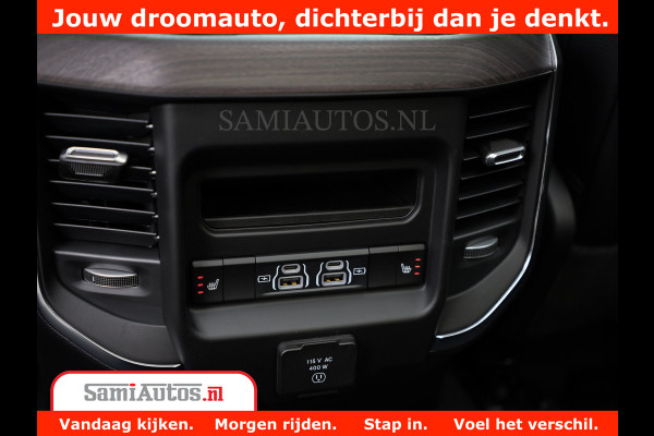 Dodge Ram 1500 Laramie Night | Face Lift | 420Pk 636 Nn | Extra Groot Scherm + Passagiers Scherm | Comfortabele Dubbele Cabine met Royale 5 Zitplaatsen | BPM vrij | Nu Leverbaar uit Voorraad | Voorraad Nr  2220 - 5039