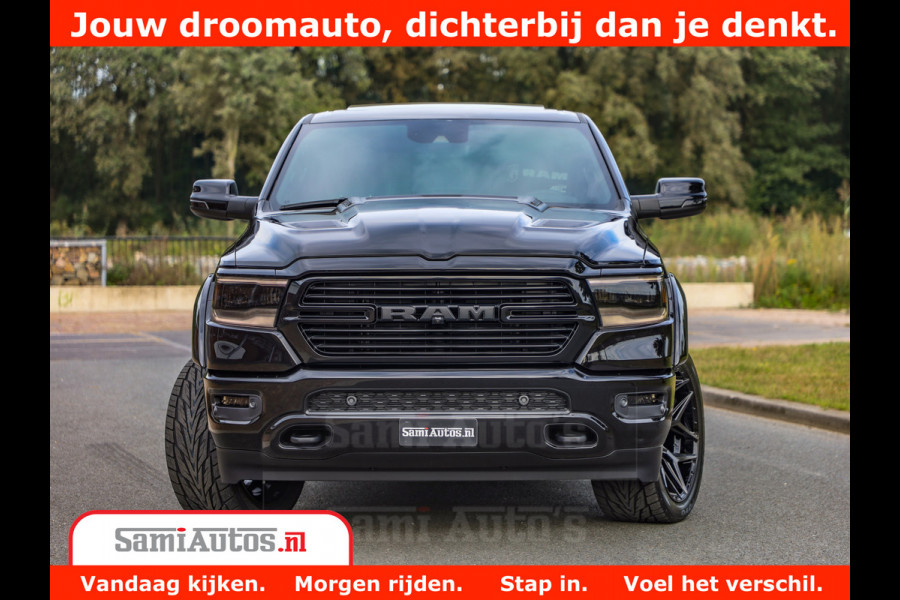 Dodge Ram 1500 GT EDITION | 5.7 V8 HEMI | VIRTUAL COCKPIT | HEAD-UP | ADAPTIVE CRUISE | 360 CAMERA | TRX PACK | Comfortabele Dubbele Cabine met Royale 5 Zitplaatsen | BPM vrij BPM vrij | Nu Leverbaar uit Voorraad | Voorraad Nr 2436