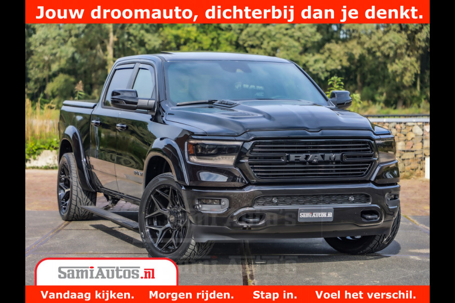 Dodge Ram 1500 GT EDITION | 5.7 V8 HEMI | VIRTUAL COCKPIT | HEAD-UP | ADAPTIVE CRUISE | 360 CAMERA | TRX PACK | Comfortabele Dubbele Cabine met Royale 5 Zitplaatsen | BPM vrij BPM vrij | Nu Leverbaar uit Voorraad | Voorraad Nr 2436