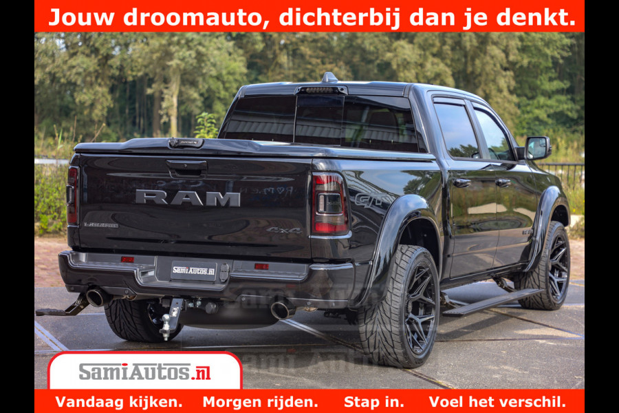 Dodge Ram 1500 GT EDITION | 5.7 V8 HEMI | VIRTUAL COCKPIT | HEAD-UP | ADAPTIVE CRUISE | 360 CAMERA | TRX PACK | Comfortabele Dubbele Cabine met Royale 5 Zitplaatsen | BPM vrij BPM vrij | Nu Leverbaar uit Voorraad | Voorraad Nr 2436