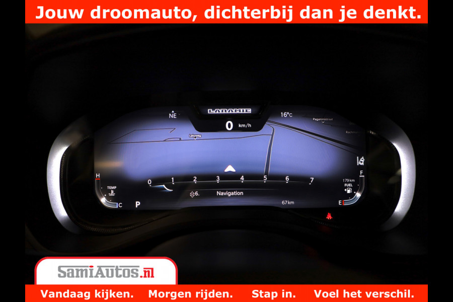 Dodge Ram 1500 GT EDITION | 5.7 V8 HEMI | VIRTUAL COCKPIT | HEAD-UP | ADAPTIVE CRUISE | 360 CAMERA | TRX PACK | Comfortabele Dubbele Cabine met Royale 5 Zitplaatsen | BPM vrij BPM vrij | Nu Leverbaar uit Voorraad | Voorraad Nr 2436