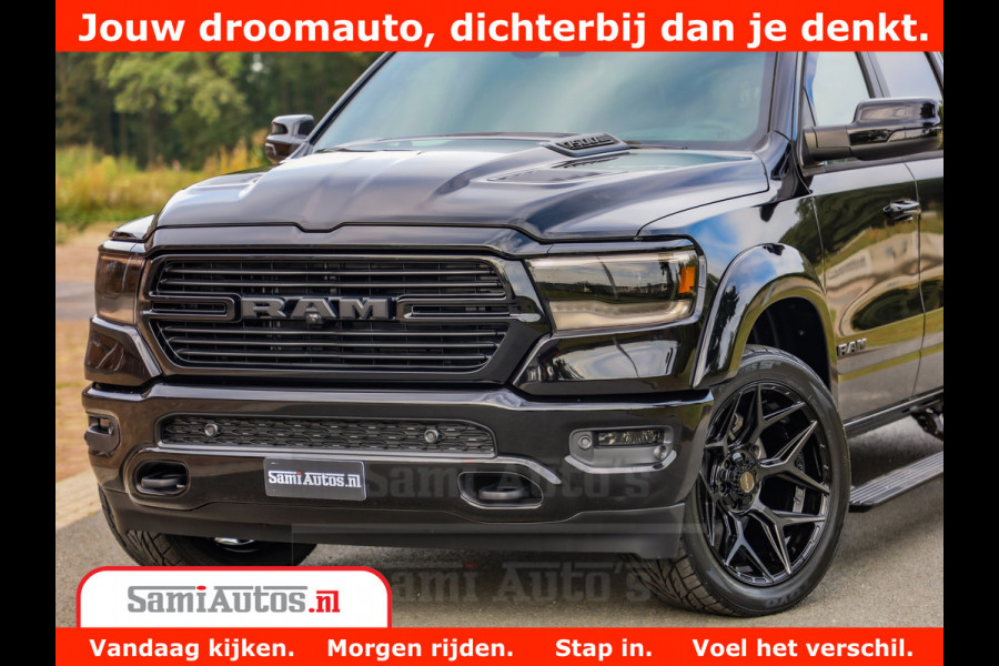 Dodge Ram 1500 GT EDITION | 5.7 V8 HEMI | VIRTUAL COCKPIT | HEAD-UP | ADAPTIVE CRUISE | 360 CAMERA | TRX PACK | Comfortabele Dubbele Cabine met Royale 5 Zitplaatsen | BPM vrij BPM vrij | Nu Leverbaar uit Voorraad | Voorraad Nr 2436