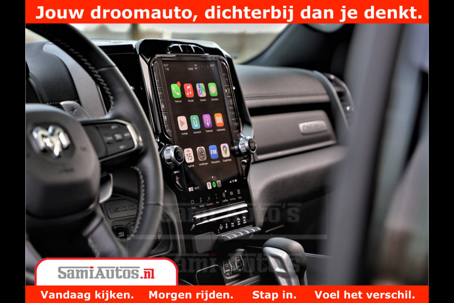 Dodge Ram 1500 GT EDITION | 5.7 V8 HEMI | VIRTUAL COCKPIT | HEAD-UP | ADAPTIVE CRUISE | 360 CAMERA | TRX PACK | Comfortabele Dubbele Cabine met Royale 5 Zitplaatsen | BPM vrij BPM vrij | Nu Leverbaar uit Voorraad | Voorraad Nr 2436
