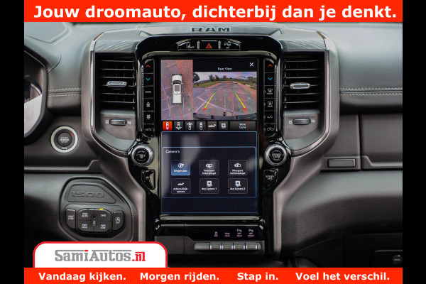 Dodge Ram 1500 GT EDITION | 5.7 V8 HEMI | VIRTUAL COCKPIT | HEAD-UP | ADAPTIVE CRUISE | 360 CAMERA | TRX PACK | Comfortabele Dubbele Cabine met Royale 5 Zitplaatsen | BPM vrij BPM vrij | Nu Leverbaar uit Voorraad | Voorraad Nr 2436