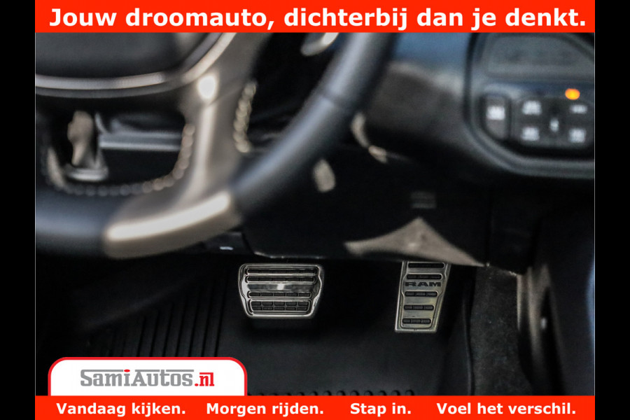 Dodge Ram 1500 GT EDITION | 5.7 V8 HEMI | VIRTUAL COCKPIT | HEAD-UP | ADAPTIVE CRUISE | 360 CAMERA | TRX PACK | Comfortabele Dubbele Cabine met Royale 5 Zitplaatsen | BPM vrij BPM vrij | Nu Leverbaar uit Voorraad | Voorraad Nr 2436