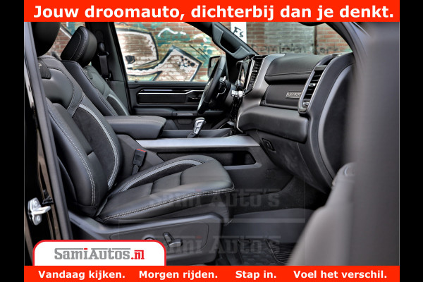 Dodge Ram 1500 GT EDITION | 5.7 V8 HEMI | VIRTUAL COCKPIT | HEAD-UP | ADAPTIVE CRUISE | 360 CAMERA | TRX PACK | Comfortabele Dubbele Cabine met Royale 5 Zitplaatsen | BPM vrij BPM vrij | Nu Leverbaar uit Voorraad | Voorraad Nr 2436