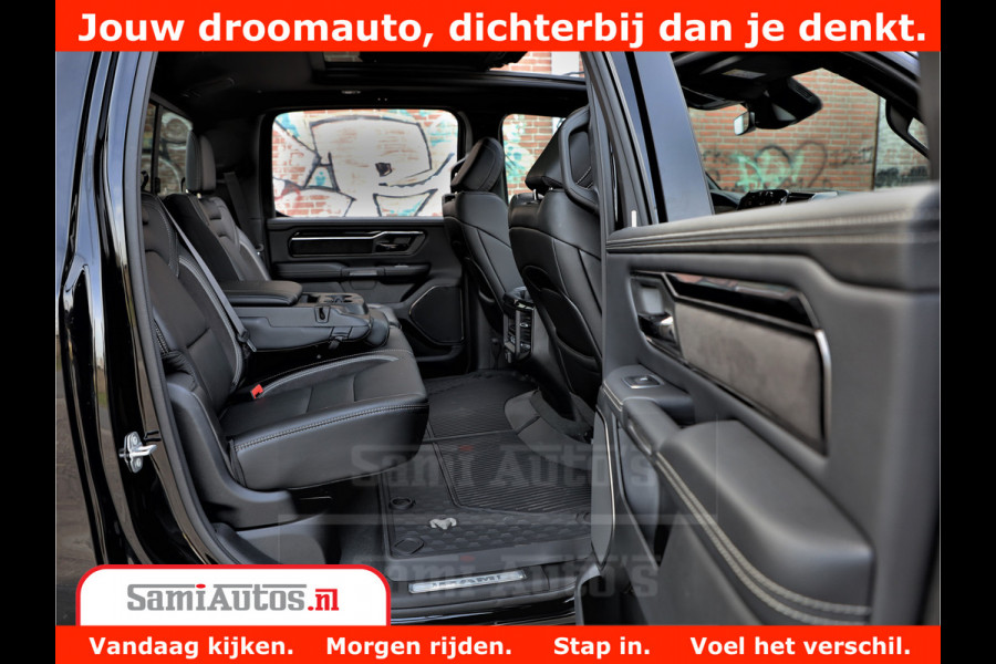 Dodge Ram 1500 GT EDITION | 5.7 V8 HEMI | VIRTUAL COCKPIT | HEAD-UP | ADAPTIVE CRUISE | 360 CAMERA | TRX PACK | Comfortabele Dubbele Cabine met Royale 5 Zitplaatsen | BPM vrij BPM vrij | Nu Leverbaar uit Voorraad | Voorraad Nr 2436