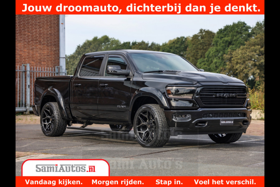 Dodge Ram 1500 GT EDITION | 5.7 V8 HEMI | VIRTUAL COCKPIT | HEAD-UP | ADAPTIVE CRUISE | 360 CAMERA | TRX PACK | Comfortabele Dubbele Cabine met Royale 5 Zitplaatsen | BPM vrij BPM vrij | Nu Leverbaar uit Voorraad | Voorraad Nr 2436