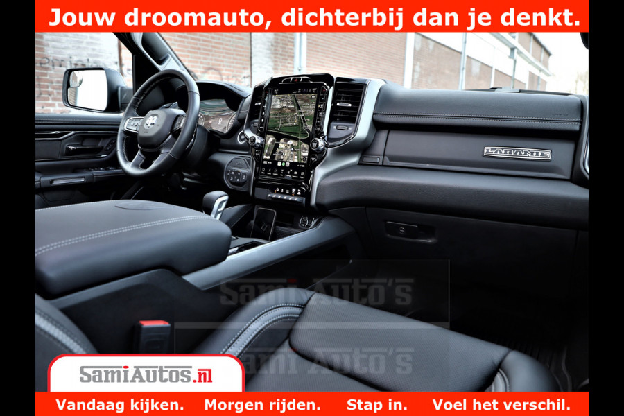 Dodge Ram 1500 GT EDITION | 5.7 V8 HEMI | VIRTUAL COCKPIT | HEAD-UP | ADAPTIVE CRUISE | 360 CAMERA | TRX PACK | Comfortabele Dubbele Cabine met Royale 5 Zitplaatsen | BPM vrij BPM vrij | Nu Leverbaar uit Voorraad | Voorraad Nr 2436