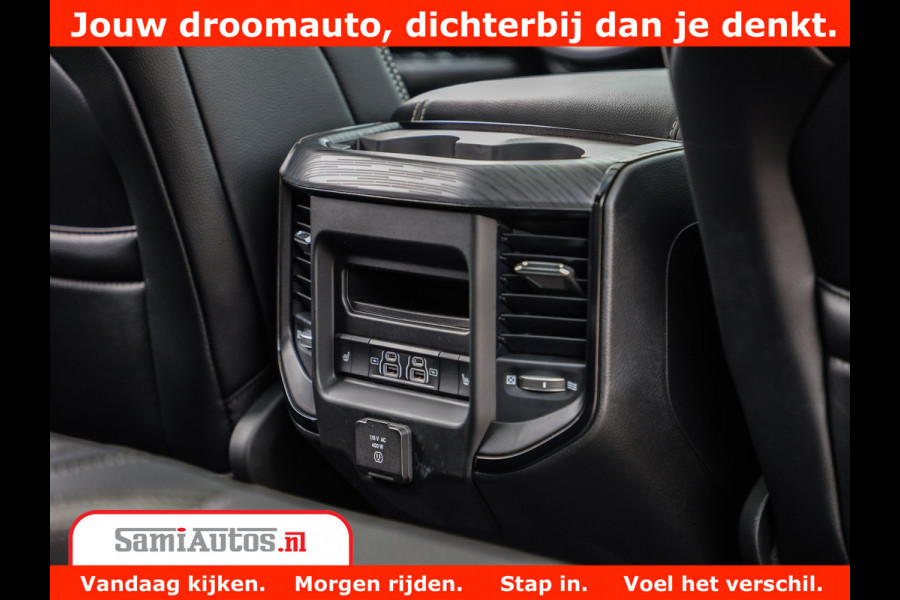 Dodge Ram 1500 GT EDITION | 5.7 V8 HEMI | VIRTUAL COCKPIT | HEAD-UP | ADAPTIVE CRUISE | 360 CAMERA | TRX PACK | Comfortabele Dubbele Cabine met Royale 5 Zitplaatsen | BPM vrij BPM vrij | Nu Leverbaar uit Voorraad | Voorraad Nr 2436