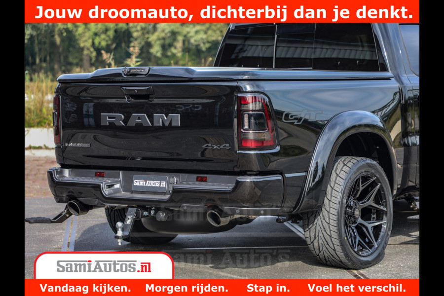 Dodge Ram 1500 GT EDITION | 5.7 V8 HEMI | VIRTUAL COCKPIT | HEAD-UP | ADAPTIVE CRUISE | 360 CAMERA | TRX PACK | Comfortabele Dubbele Cabine met Royale 5 Zitplaatsen | BPM vrij BPM vrij | Nu Leverbaar uit Voorraad | Voorraad Nr 2436