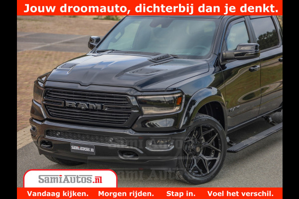 Dodge Ram 1500 GT EDITION | 5.7 V8 HEMI | VIRTUAL COCKPIT | HEAD-UP | ADAPTIVE CRUISE | 360 CAMERA | TRX PACK | Comfortabele Dubbele Cabine met Royale 5 Zitplaatsen | BPM vrij BPM vrij | Nu Leverbaar uit Voorraad | Voorraad Nr 2436