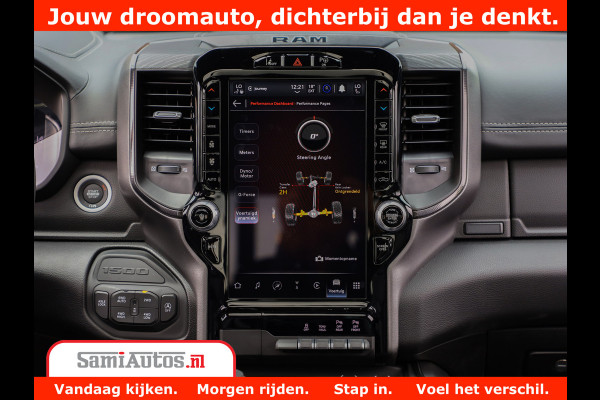 Dodge Ram 1500 GT EDITION | 5.7 V8 HEMI | VIRTUAL COCKPIT | HEAD-UP | ADAPTIVE CRUISE | 360 CAMERA | TRX PACK | Comfortabele Dubbele Cabine met Royale 5 Zitplaatsen | BPM vrij BPM vrij | Nu Leverbaar uit Voorraad | Voorraad Nr 2436