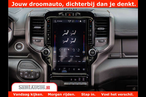 Dodge Ram 1500 GT EDITION | 5.7 V8 HEMI | VIRTUAL COCKPIT | HEAD-UP | ADAPTIVE CRUISE | 360 CAMERA | TRX PACK | Comfortabele Dubbele Cabine met Royale 5 Zitplaatsen | BPM vrij BPM vrij | Nu Leverbaar uit Voorraad | Voorraad Nr 2436