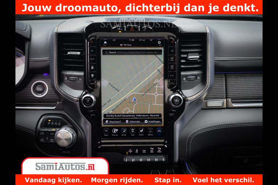 Dodge Ram 1500 LIMITED CUSTOM | FULL OPTION | LUCHT REMSYSTEEM | LUCHT VERING | 360 CAM | 200L LPG | PANORAMA | 4X4 V8 5.7 | 3500KG | MEMORY | WIDE BODYKIT | AMBILIGHT | MICKEY THOMPSON BANDEN |
