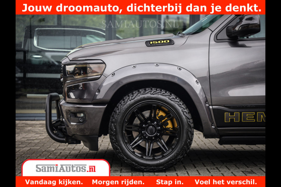 Dodge Ram 1500 LIMITED CUSTOM | FULL OPTION | LUCHT REMSYSTEEM | LUCHT VERING | 360 CAM | 200L LPG | PANORAMA | 4X4 V8 5.7 | 3500KG | MEMORY | WIDE BODYKIT | AMBILIGHT | MICKEY THOMPSON BANDEN |