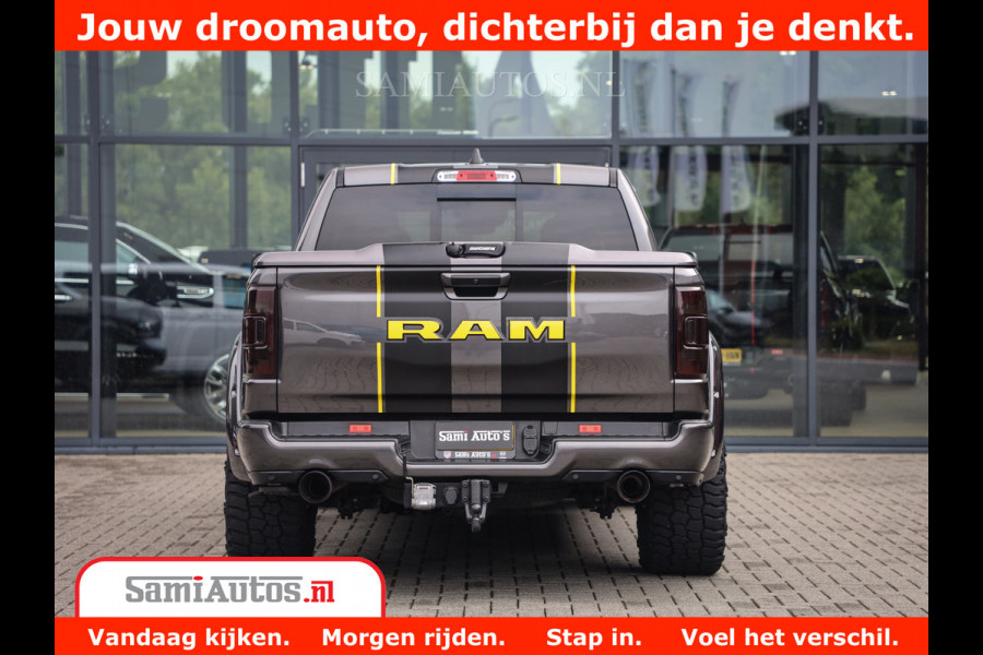 Dodge Ram 1500 LIMITED CUSTOM | FULL OPTION | LUCHT REMSYSTEEM | LUCHT VERING | 360 CAM | 200L LPG | PANORAMA | 4X4 V8 5.7 | 3500KG | MEMORY | WIDE BODYKIT | AMBILIGHT | MICKEY THOMPSON BANDEN |