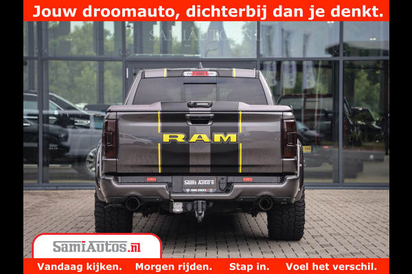 Dodge Ram 1500 LIMITED CUSTOM | FULL OPTION | LUCHT REMSYSTEEM | LUCHT VERING | 360 CAM | 200L LPG | PANORAMA | 4X4 V8 5.7 | 3500KG | MEMORY | WIDE BODYKIT | AMBILIGHT | MICKEY THOMPSON BANDEN |